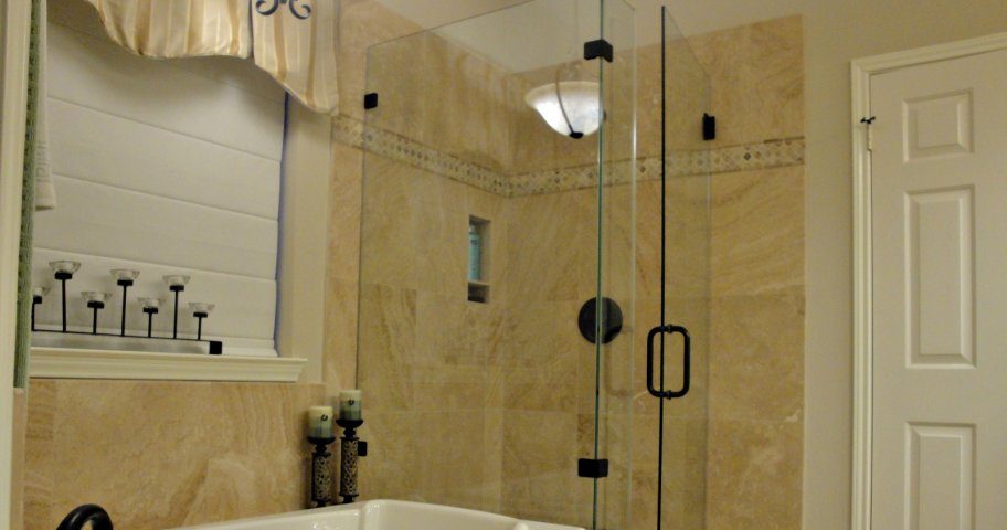 leak proof bathroom frameless shower door